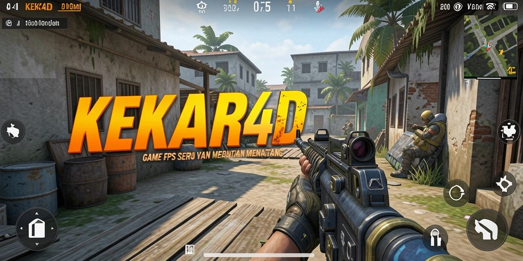 Menampilkan aksi seru dan ketegangan dalam gameplay FPS KEKAR4D.