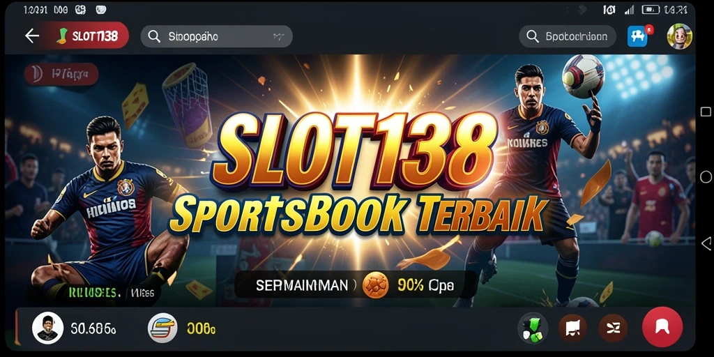 Tampilan gameplay yang menarik dari aplikasi Sportsbook SLOT138.