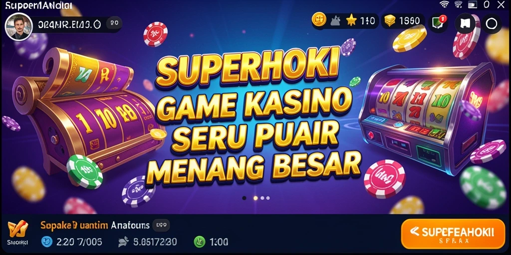 Screenshot gameplay Kasino SUPERHOKI yang menarik dan mengasyikkan.